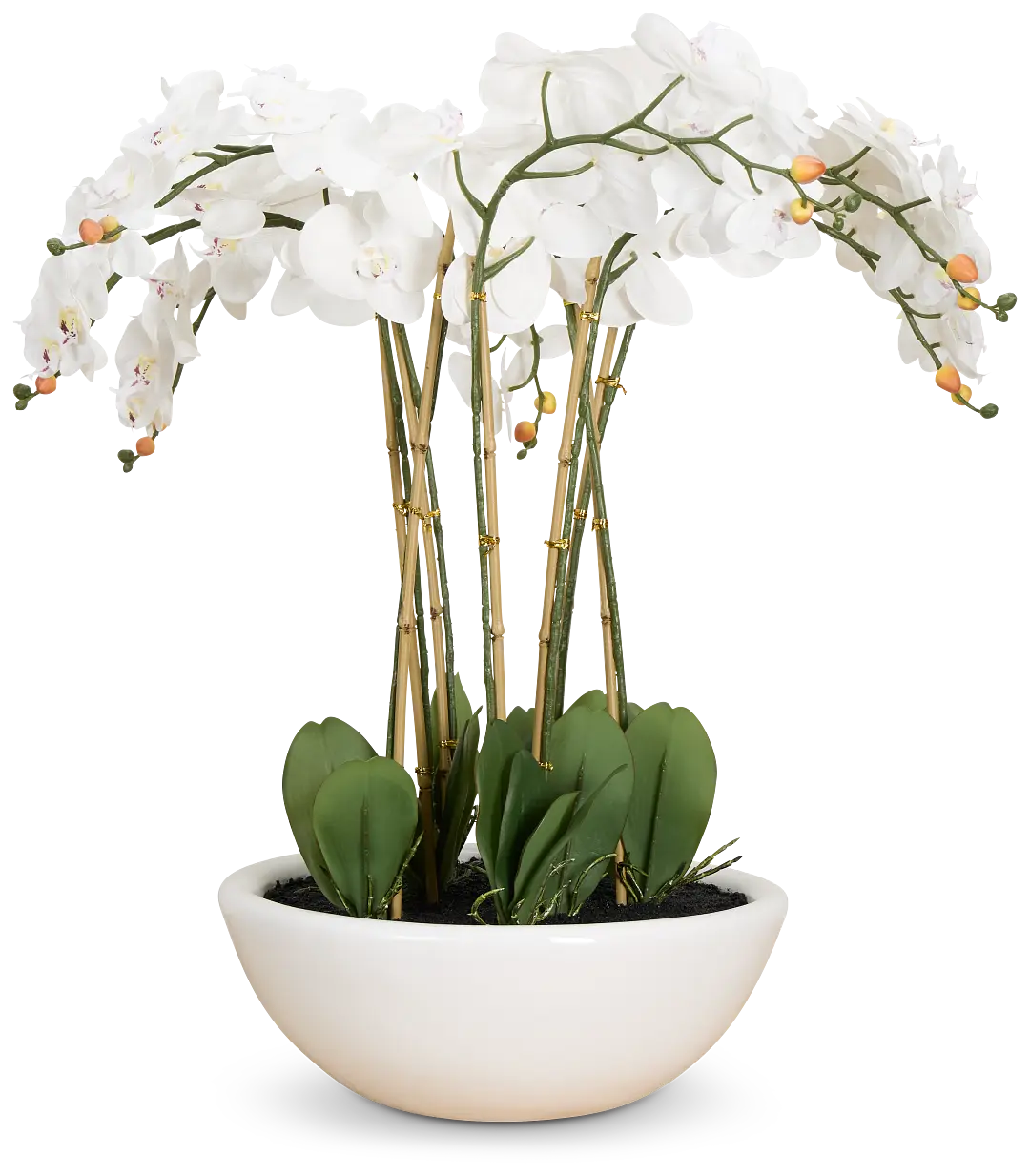 Orchid White 35" Floral Arrangement Orchid White 35" Floral Arrangement