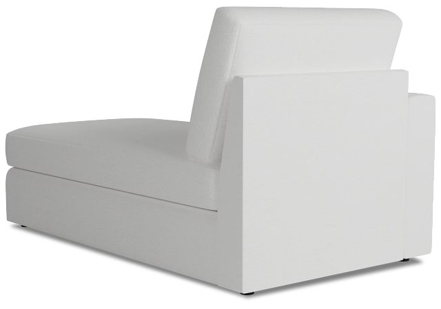Citymod White Fabric Left Chaise
