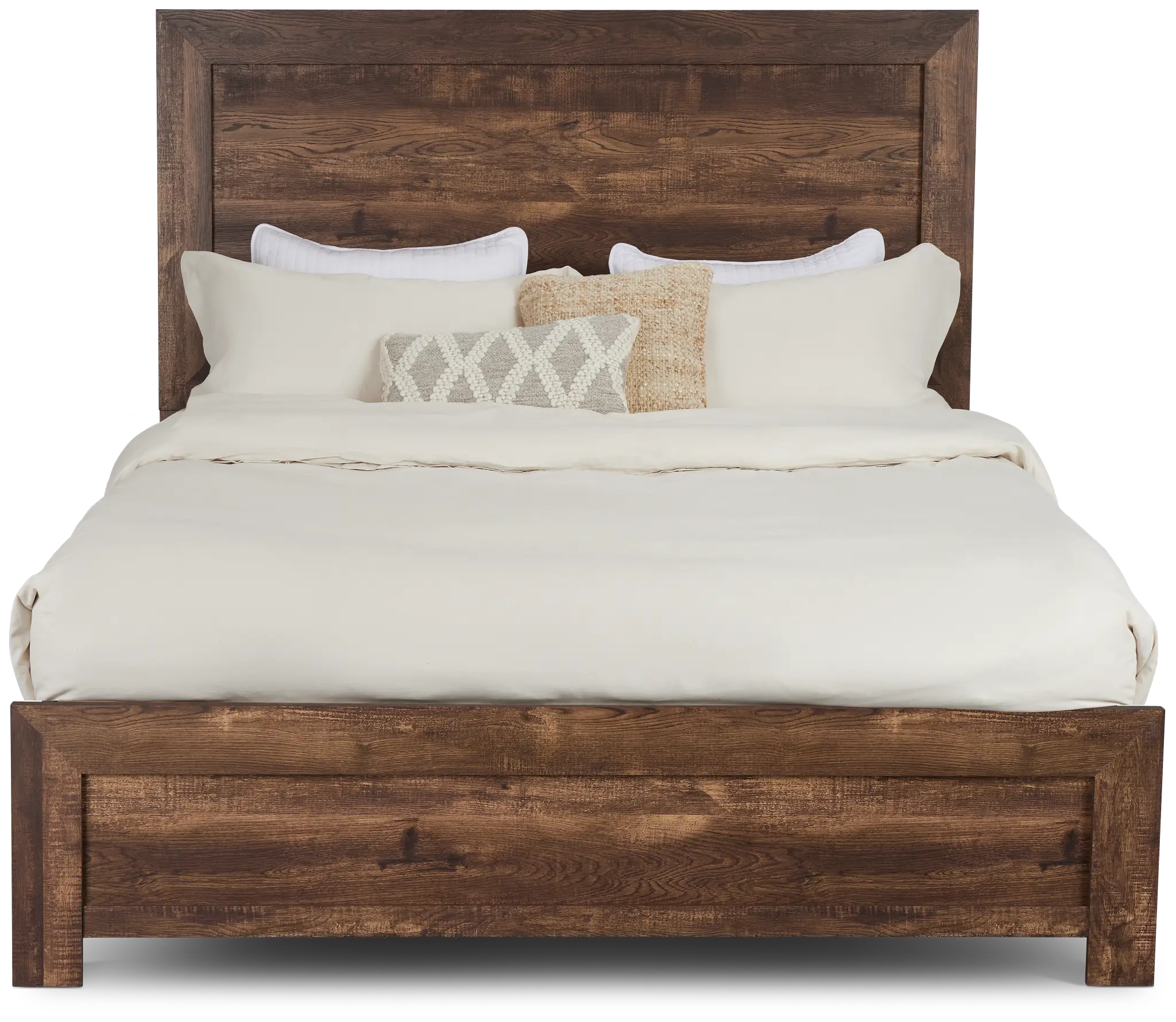 Ollie Dark Tone Panel Bed Ollie Dark Tone Panel Bed
