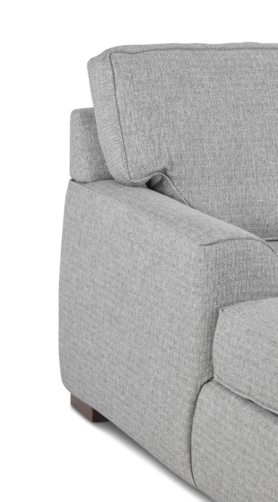 Austin Gray Fabric Left Chaise Sectional