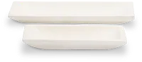 Fare White Set Of 2 Tray