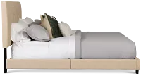 Flagler Beige Uph Panel Bed