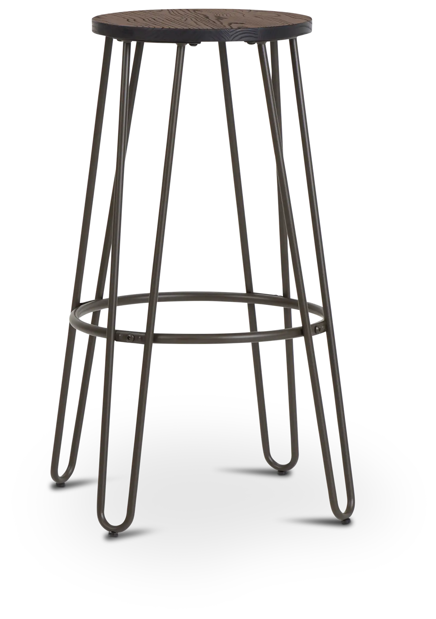 Nile Dark Tone Round 30" Barstool Nile Dark Tone Round 30" Barstool