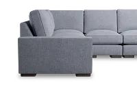 Edgewater Elevation Gray Medium Two-arm Sectional