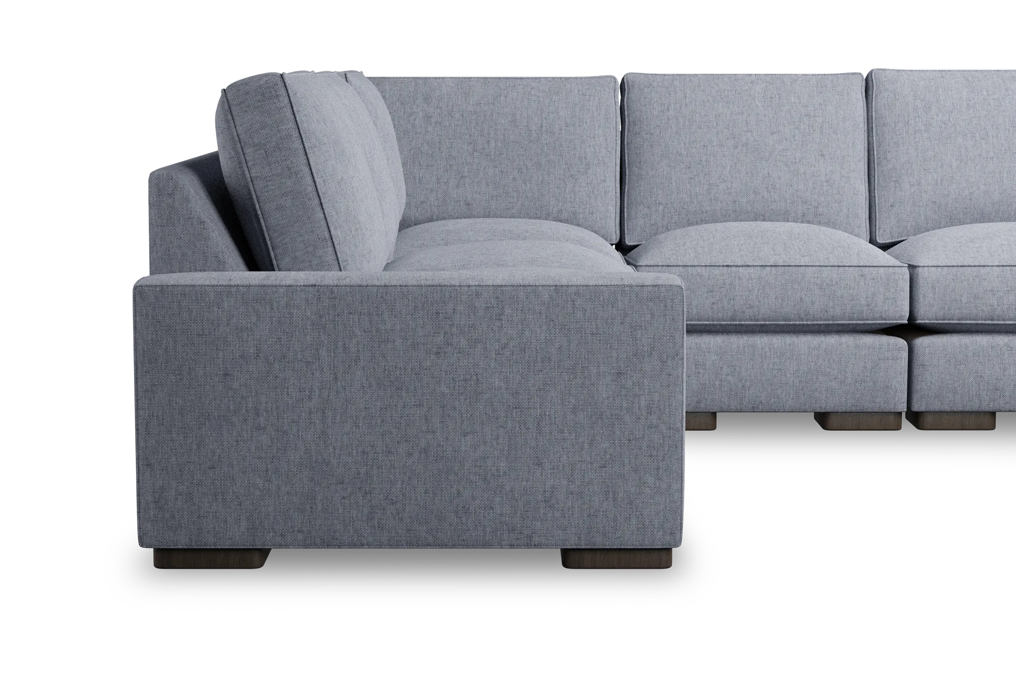Edgewater Elevation Gray Medium Two-arm Sectional