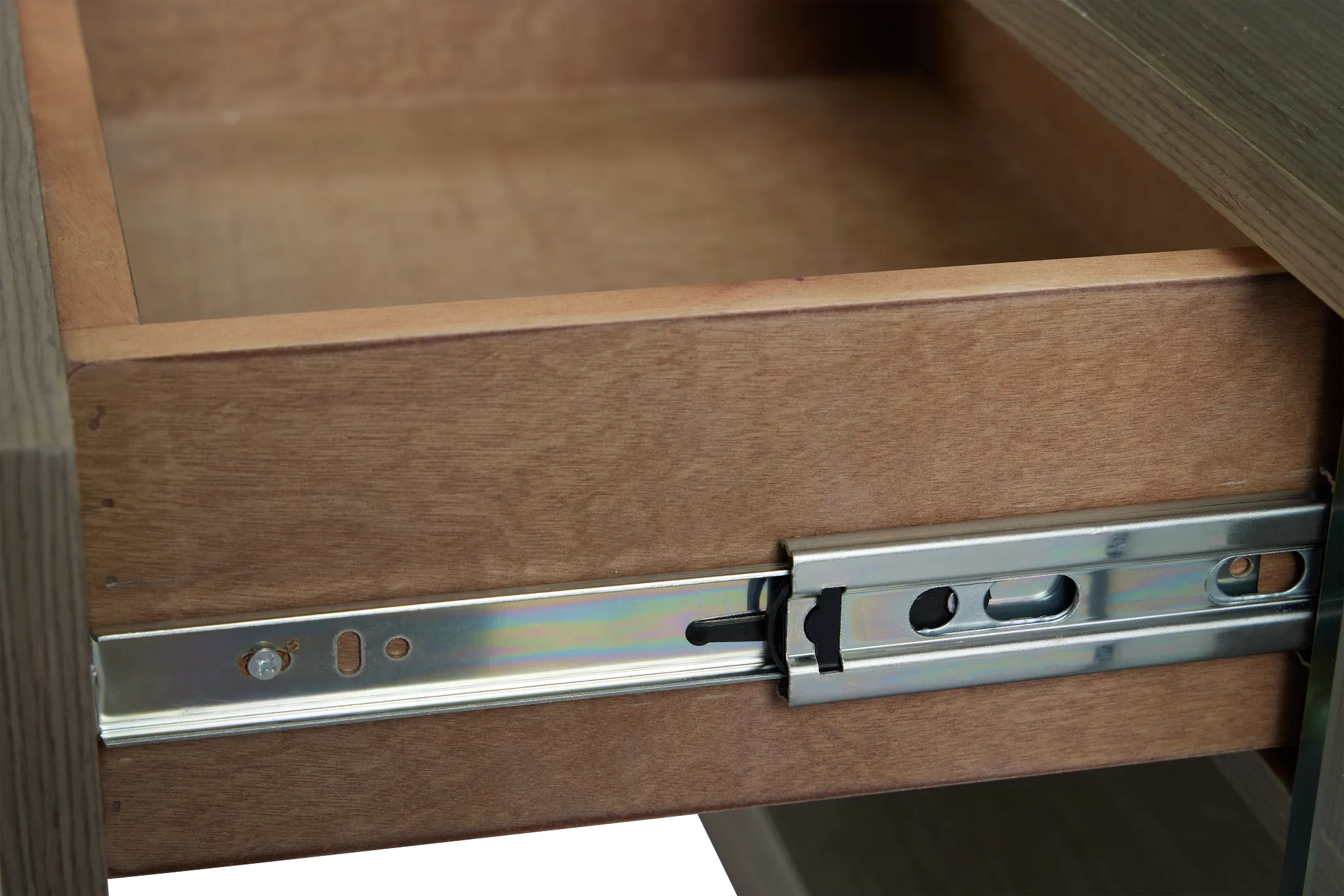 Olympia Gray Large L Desk