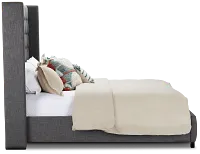 Chatham Dark Gray High Platform Bed