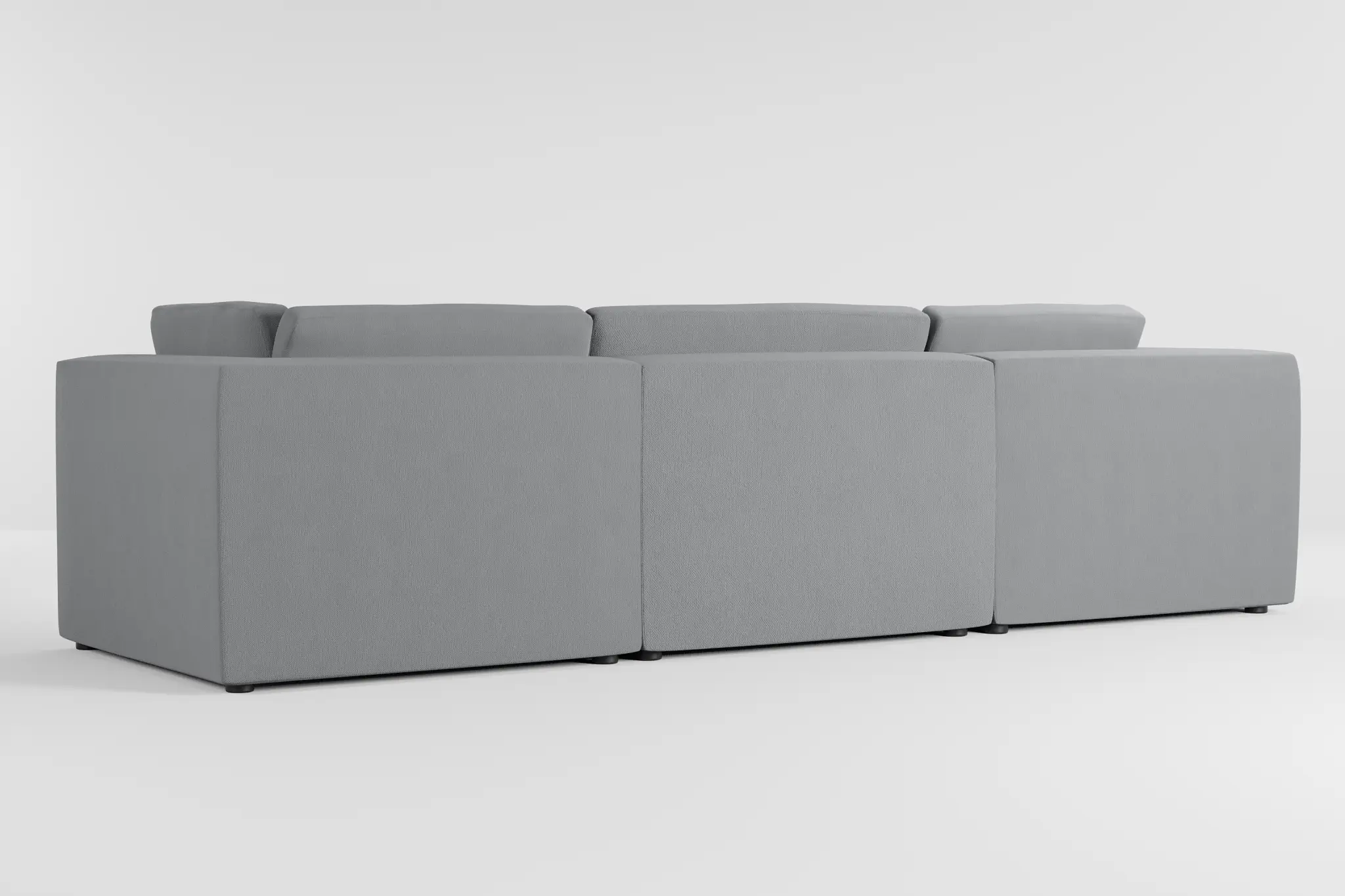 Destin Revenue Gray Fabric 3-piece Modular Sofa Destin Revenue Gray Fabric 3-piece Modular Sofa