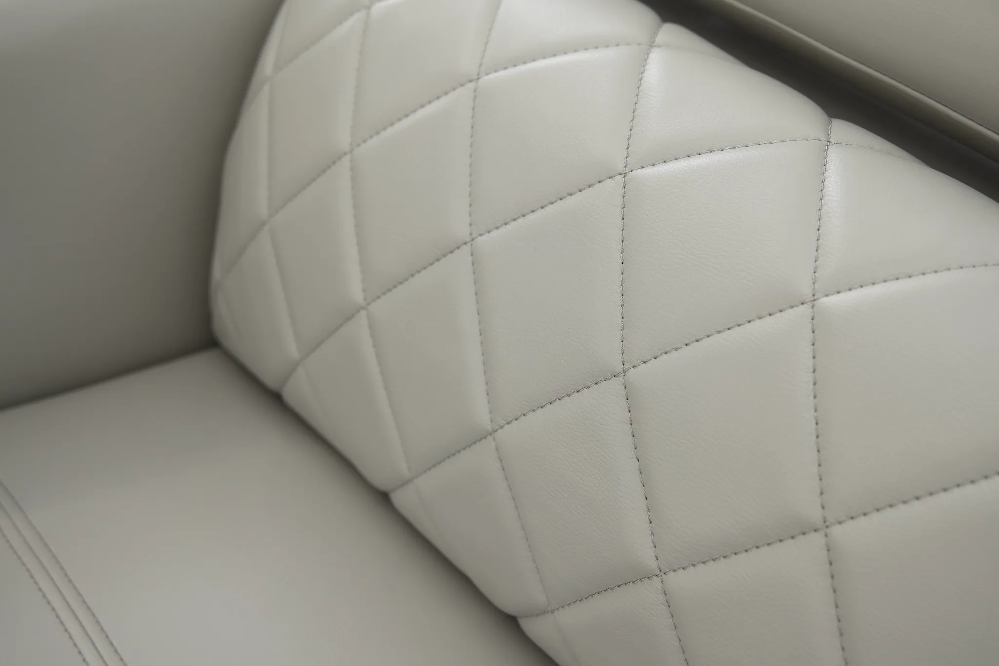 Ava Light Gray Micro Small Dual Power Right Chaise Sectional