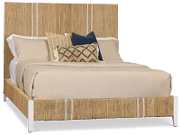 Nantucket Light Tone Woven Panel Bed