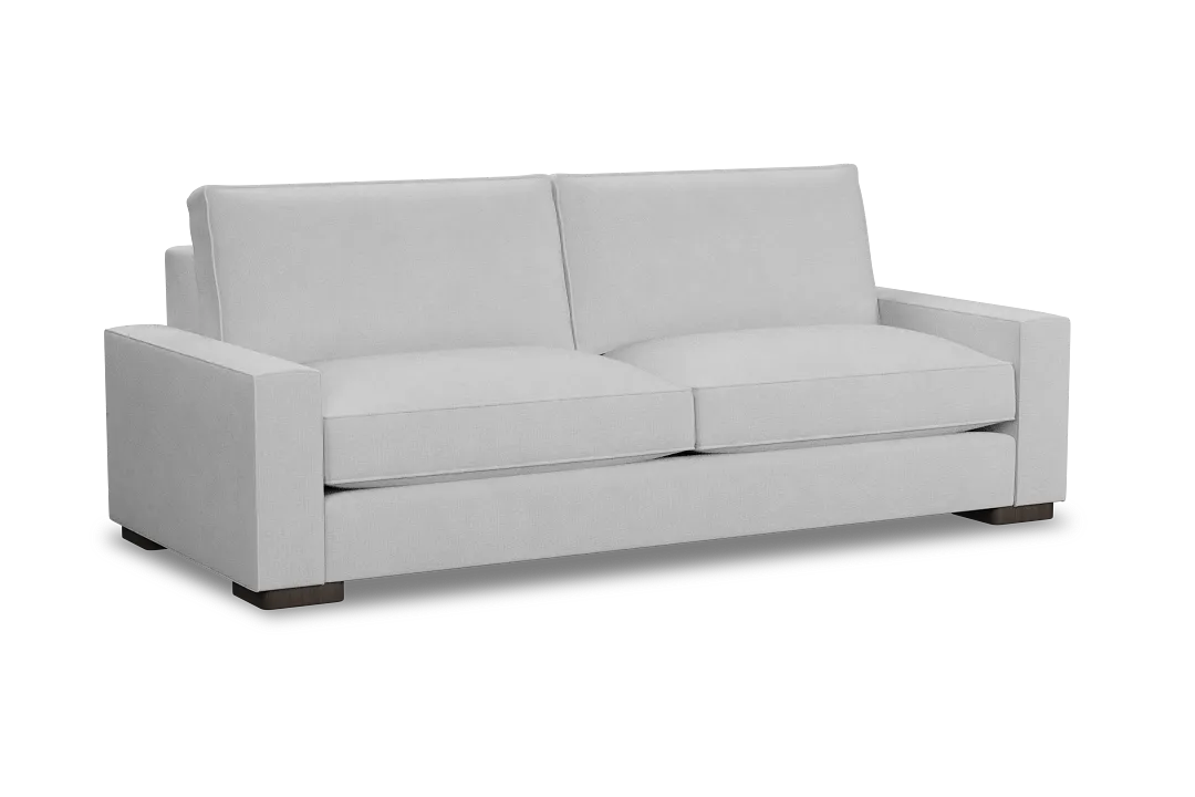 Edgewater Suave White 96" Sofa W/ 2 Cushions