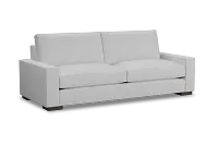 Edgewater Suave White 96" Sofa W/ 2 Cushions
