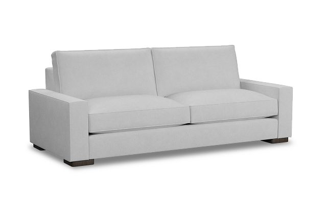 Edgewater Suave White 96" Sofa W/ 2 Cushions