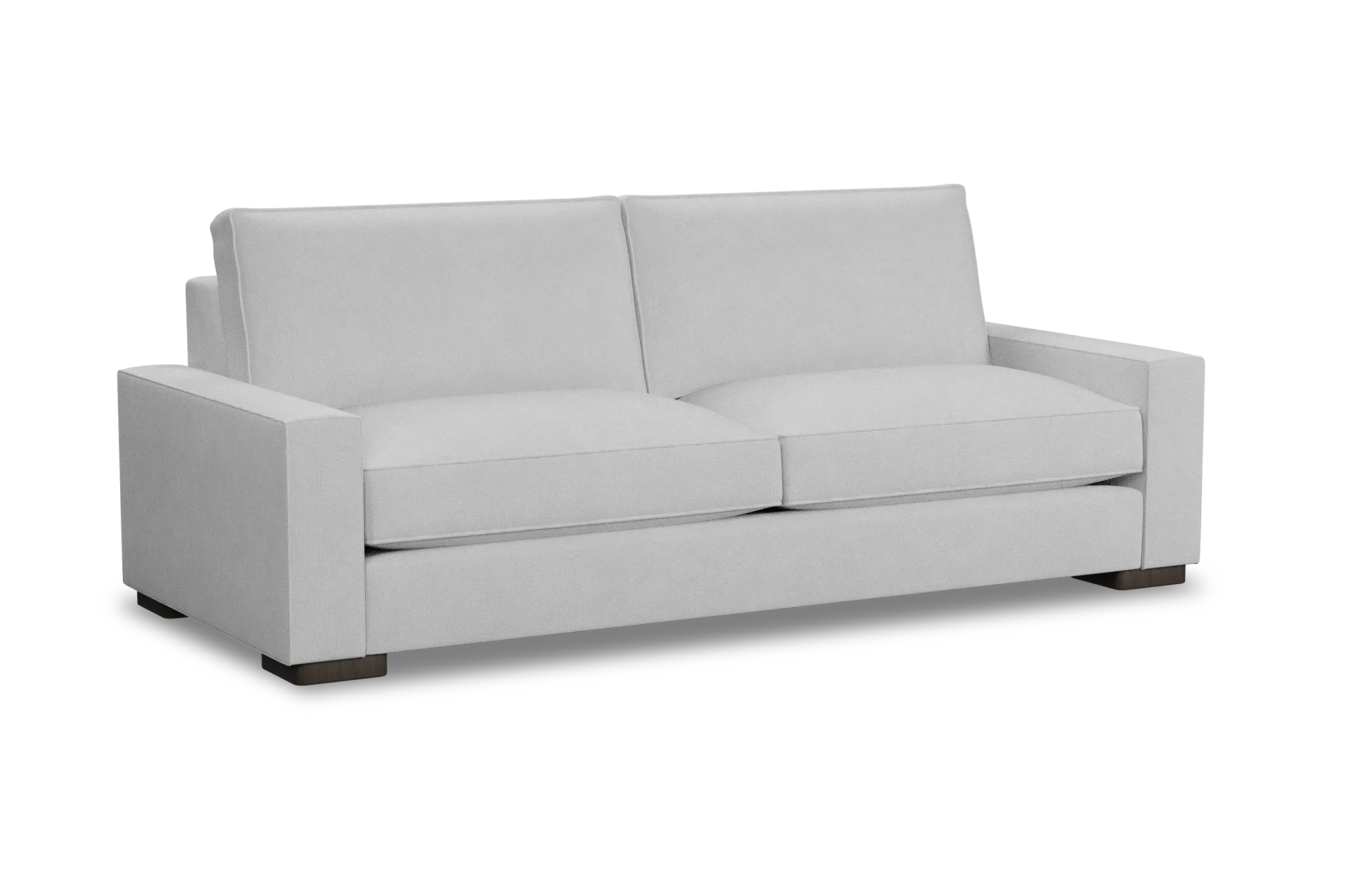 Edgewater Suave White 96" Sofa W/ 2 Cushions