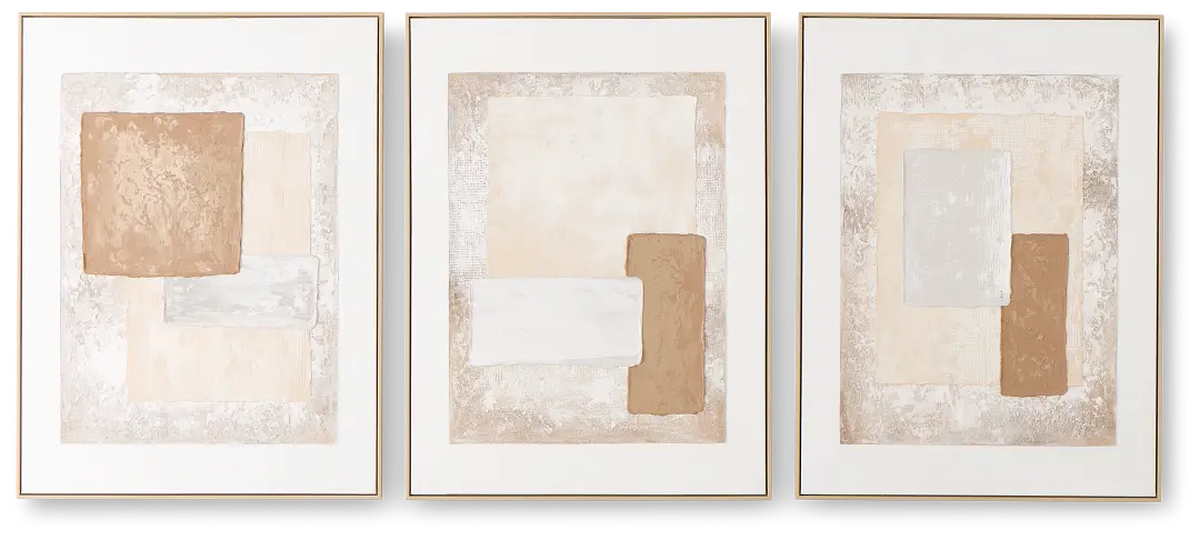 Marya Brown Set Of 3 Framed Wall Art Marya Brown Set Of 3 Framed Wall Art