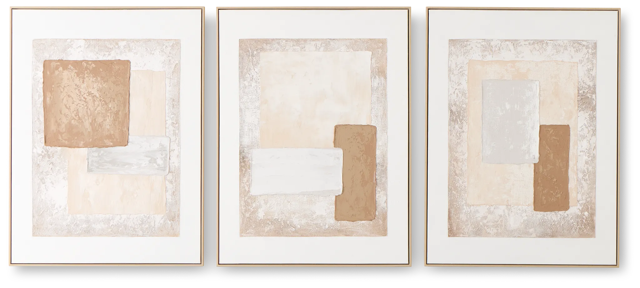 Marya Brown Set Of 3 Framed Wall Art
