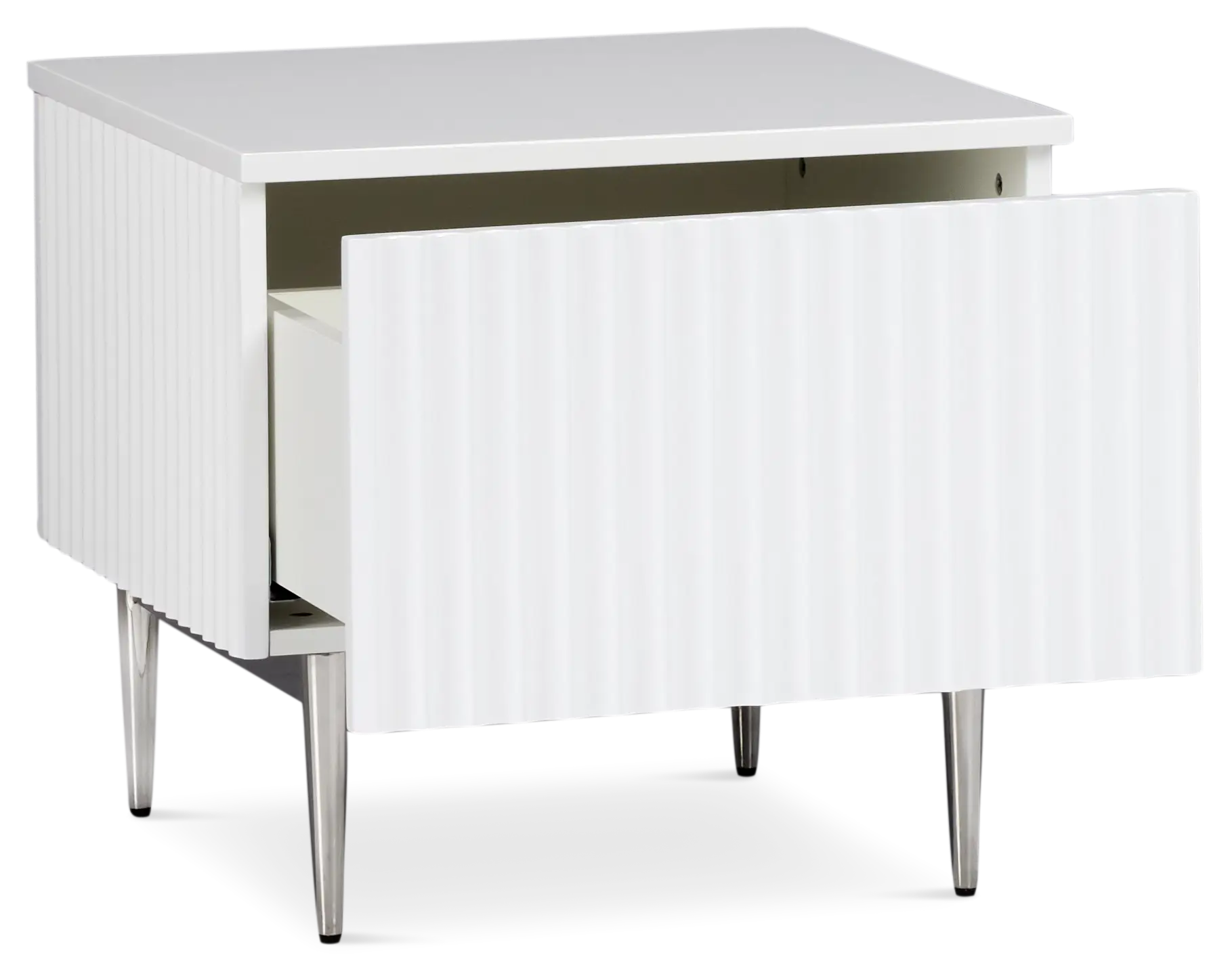 Surge White Rectangular End Table Surge White Rectangular End Table