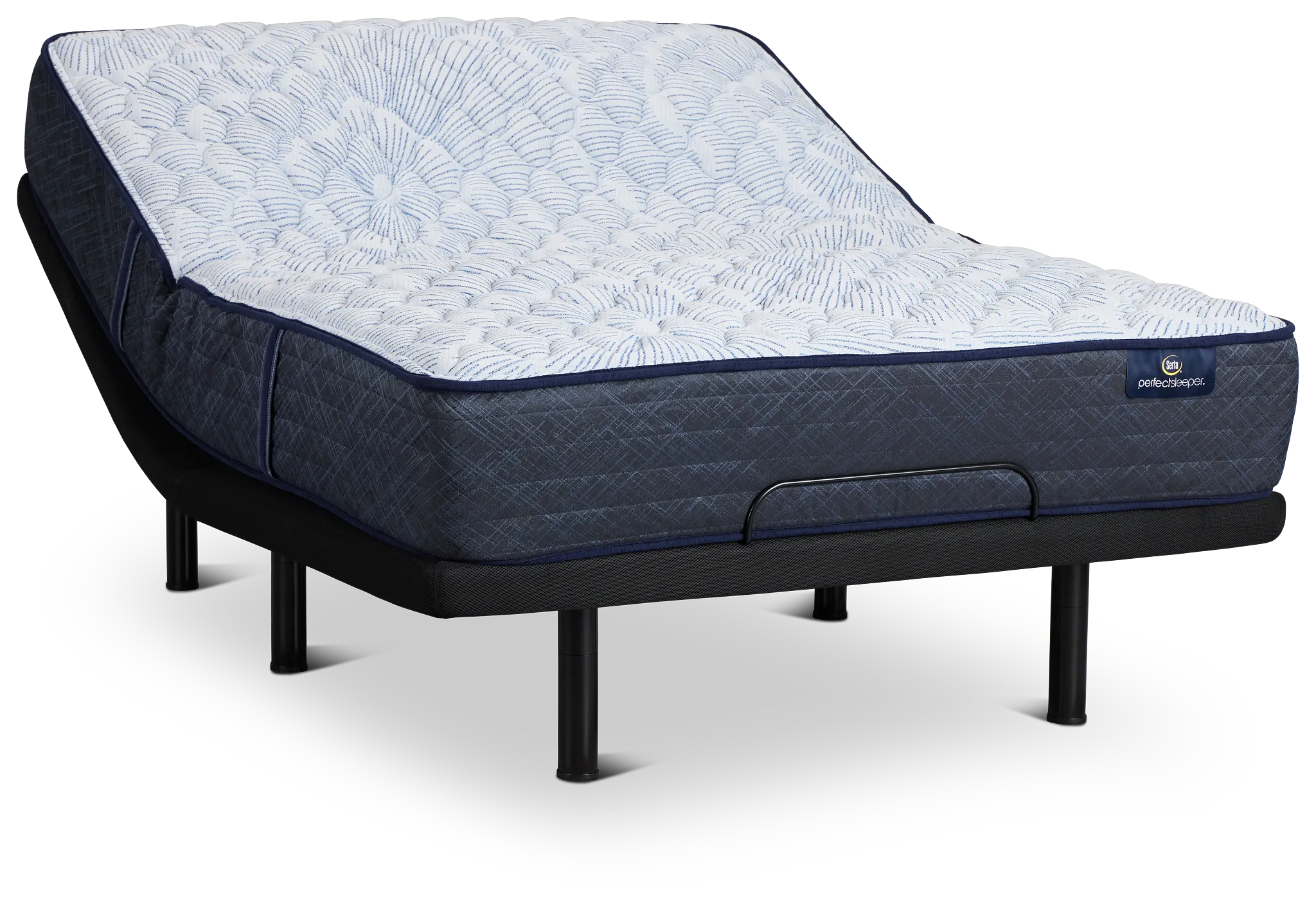 Serta Perfect Sleeper Blue Lagoon Nights Firm Plus Adjustable Mattress Set