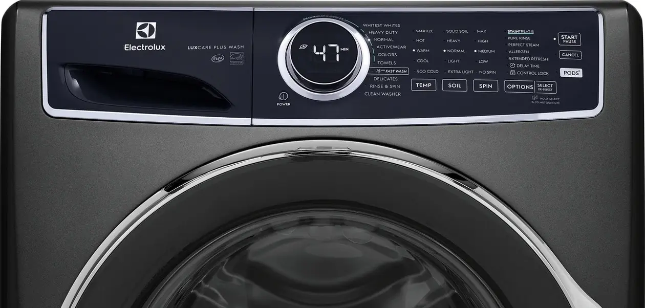 Electrolux 7537 Series Gray Front Load Washer Electrolux 7537 Series Gray Front Load Washer