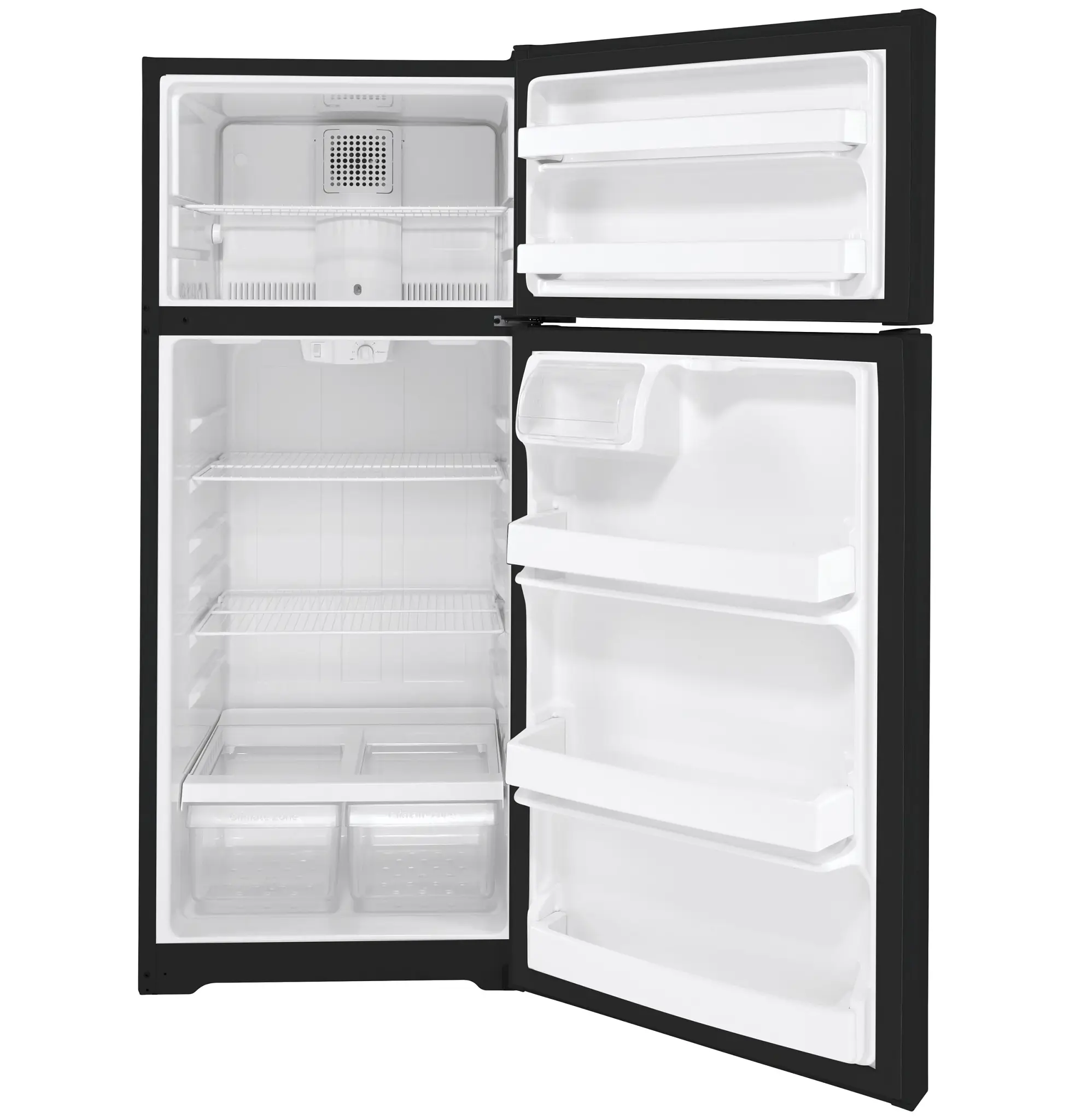 Ge 18 Series Black Top Freezer Refrigerator Ge 18 Series Black Top Freezer Refrigerator