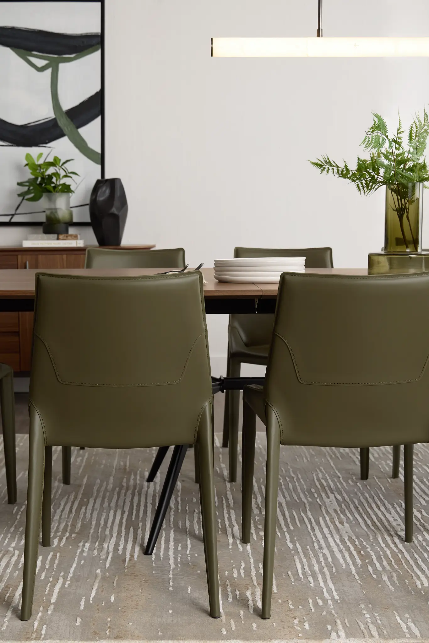 Wayne Dark Green Upholstered Side Chair Wayne Dark Green Upholstered Side Chair