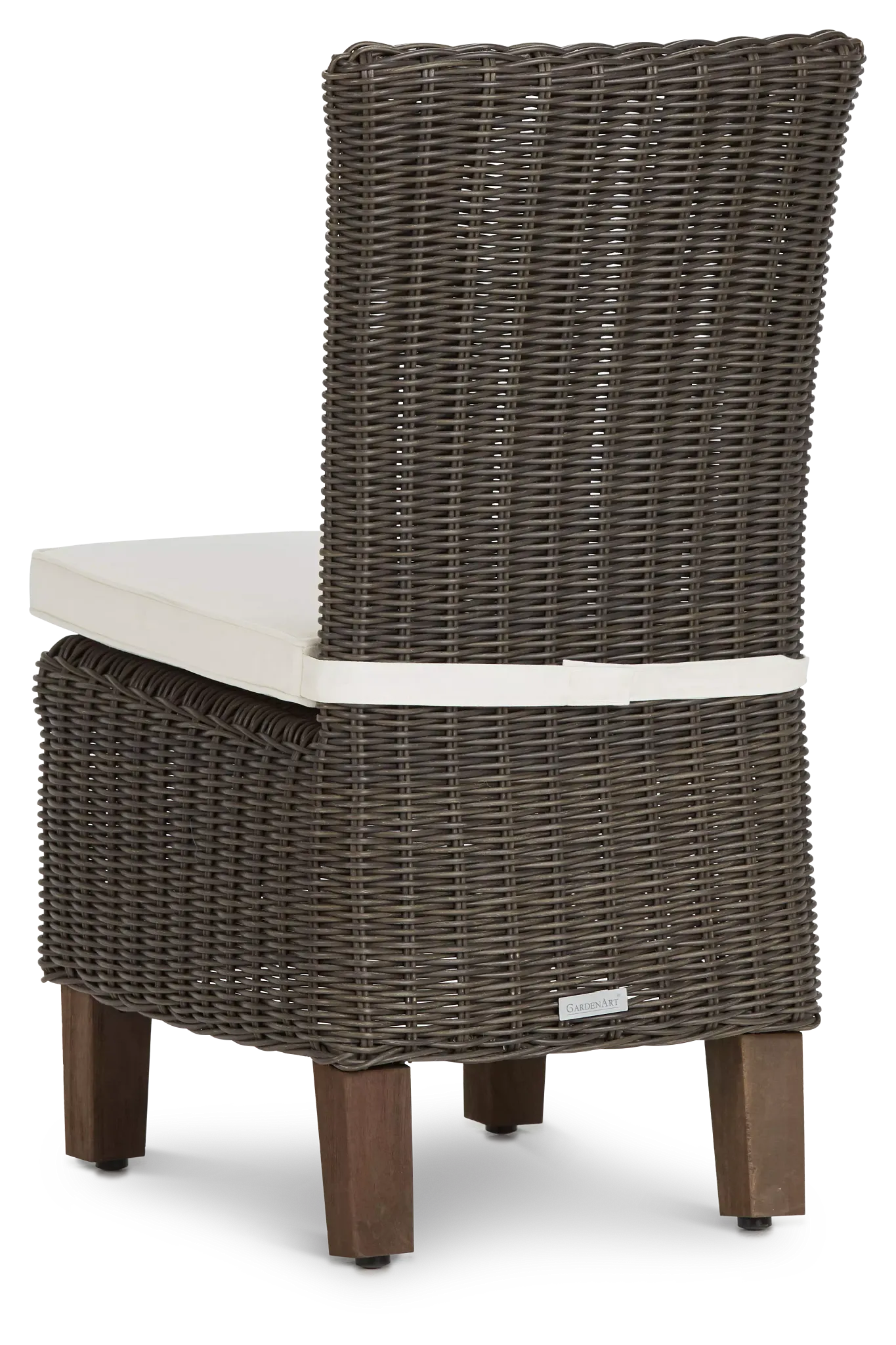 Canyon Gray White Woven Side Chair