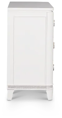 Milan White Youth Dresser