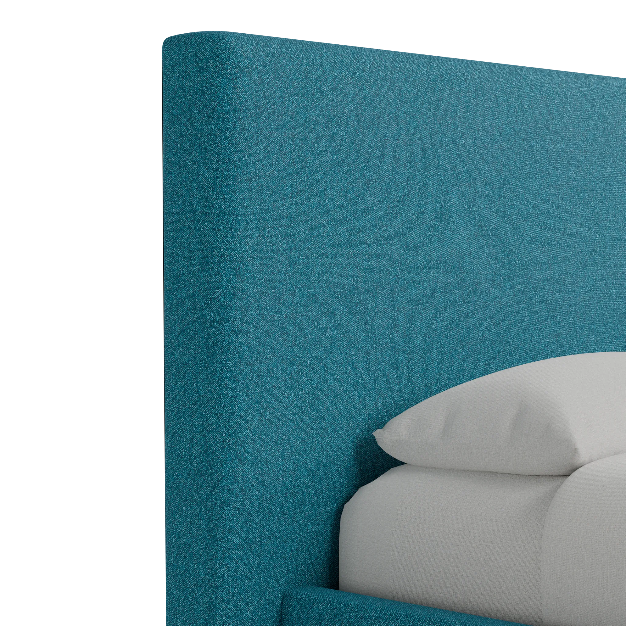 Grayton Elite Teal 54" Upholstered Platform Bed