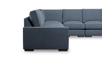 Edgewater Elevation Dark Blue Large Two-arm Sectional