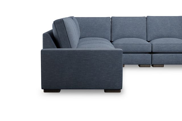 Edgewater Elevation Dark Blue Large Two-arm Sectional
