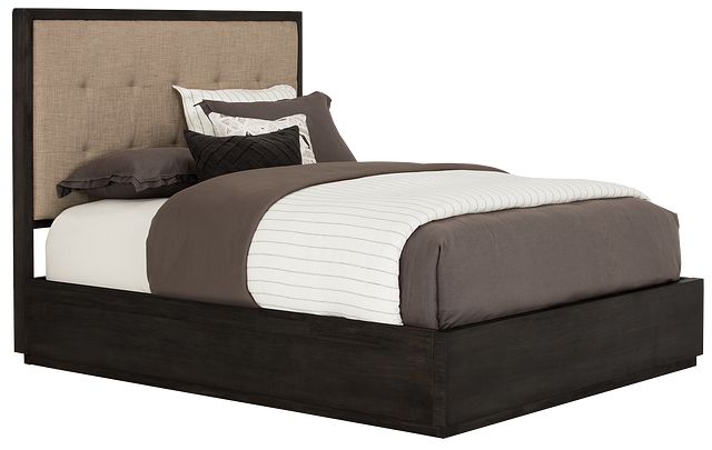 Madden Dark Tone Platform Storage Bed