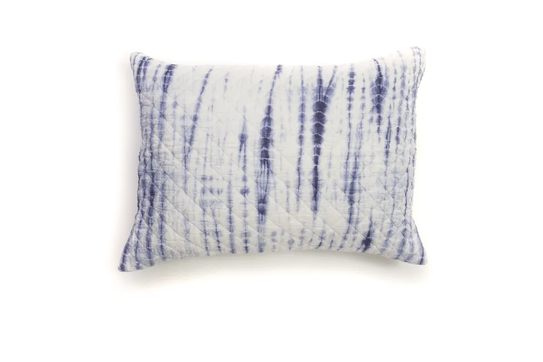 Tie Dye Dark Blue 5 Piece Coverlet Set