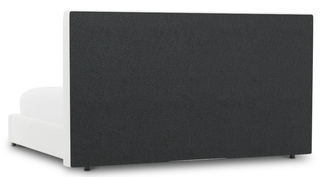 Grayton Sutton White 54" Upholstered Platform Bed Grayton Sutton White 54" Upholstered Platform Bed