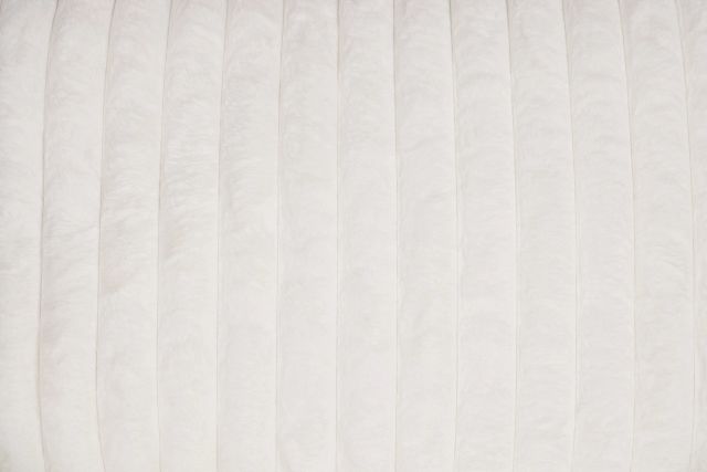 Teddy White Fabric Small Two-arm Sectional