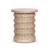 Four Hands Brailey Light Tone Round End Table