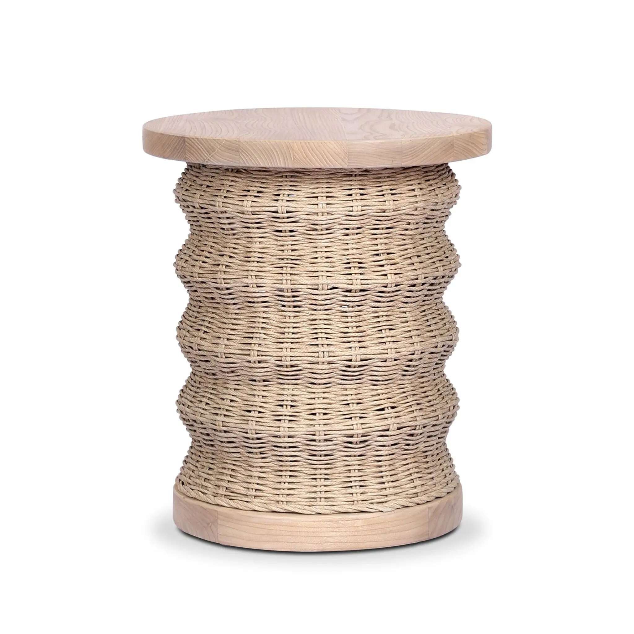 Four Hands Brailey Light Tone Round End Table Four Hands Brailey Light Tone Round End Table