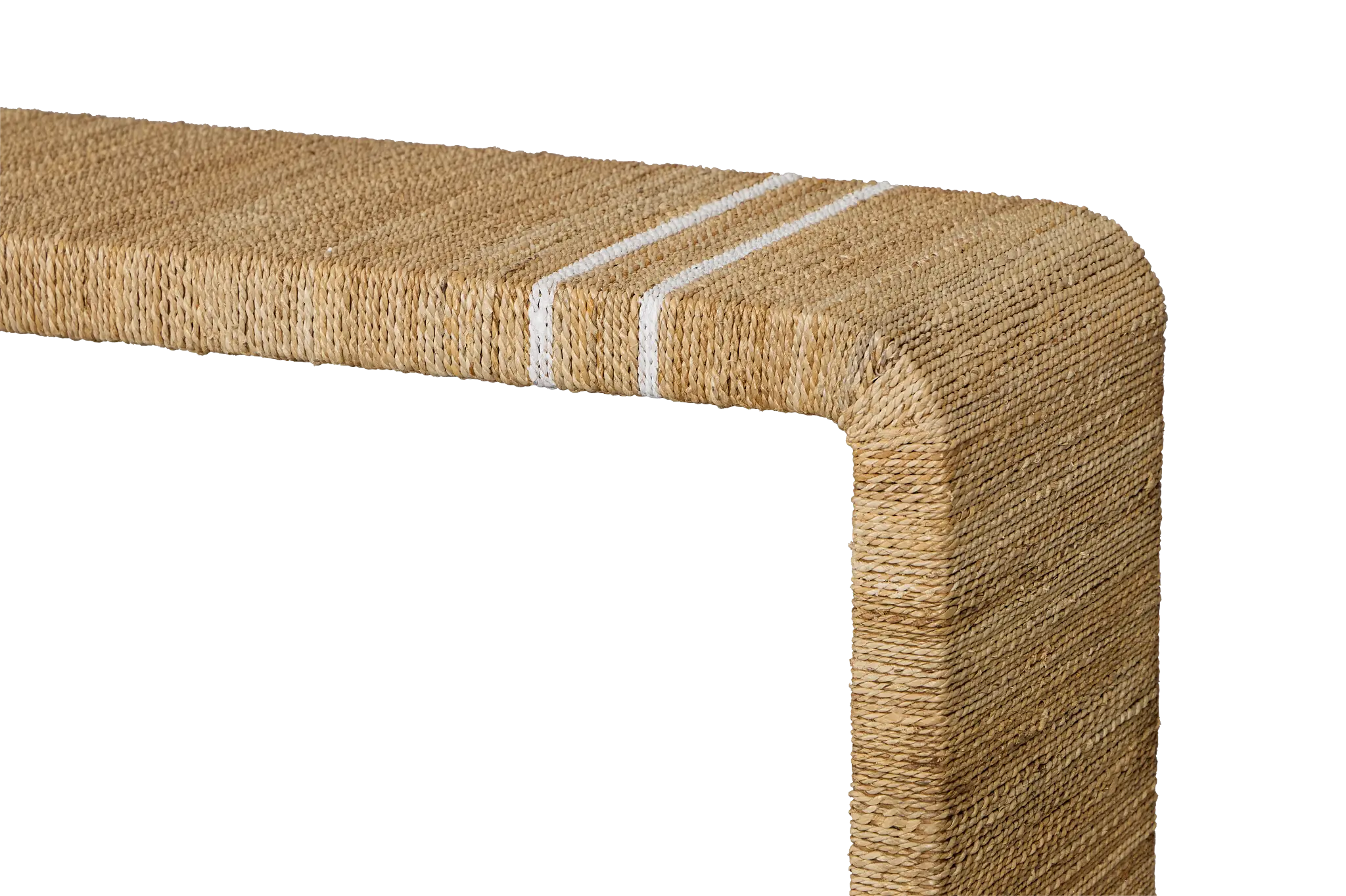 Nantucket Light Tone Woven Console Table Nantucket Light Tone Woven Console Table