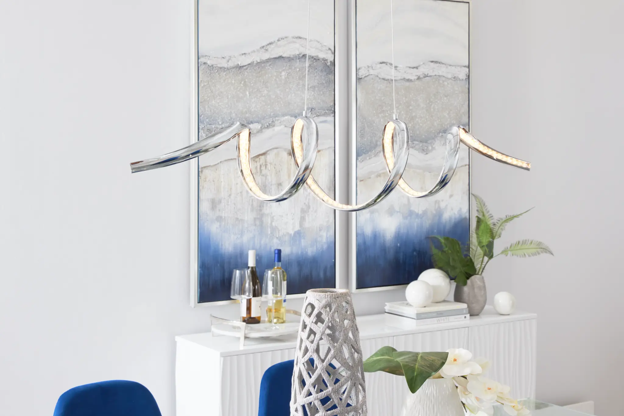 Lorna Silver Chandelier | Home Accents - Lighting | City Lorna Silver Chandelier | Home Accents - Lighting | City