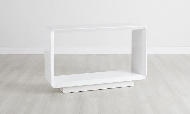 Zayden White Sofa Table