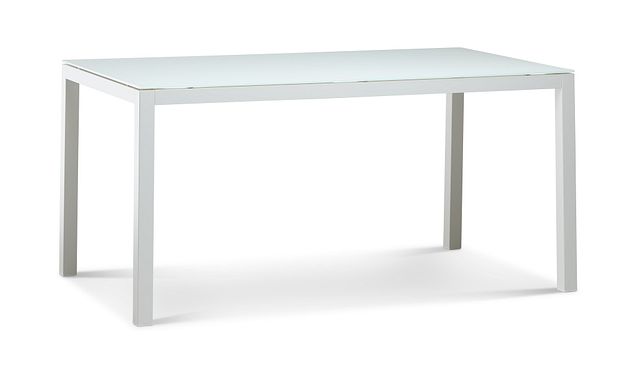 Lisbon2 White 60" Rectangular Table