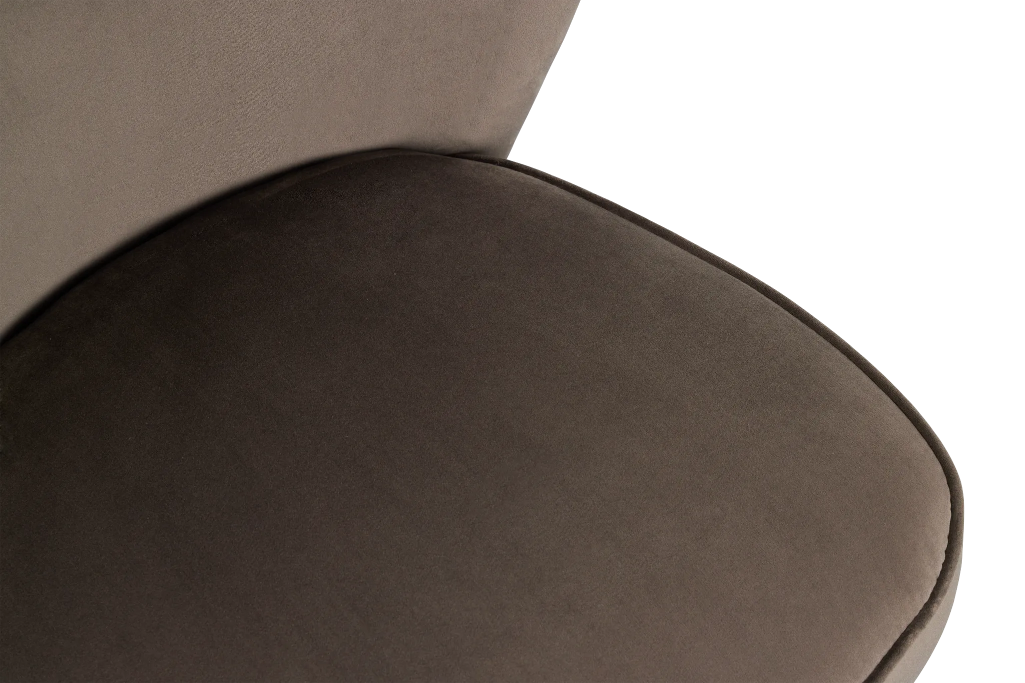 Kate Dark Gray Velvet Accent Chair