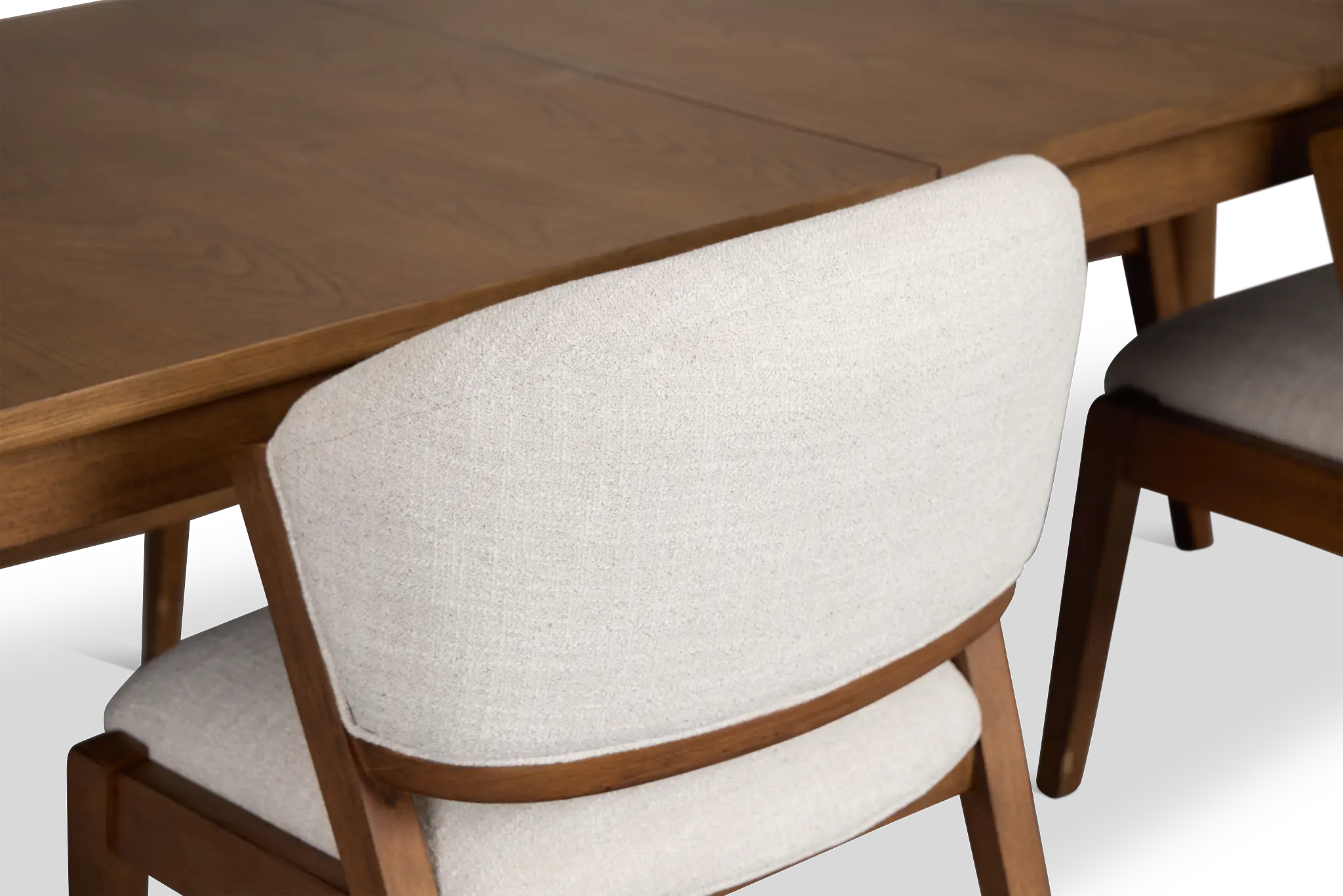 Rockford Light Tone Rect Table & 4 Upholstered Chairs Rockford Light Tone Rect Table & 4 Upholstered Chairs