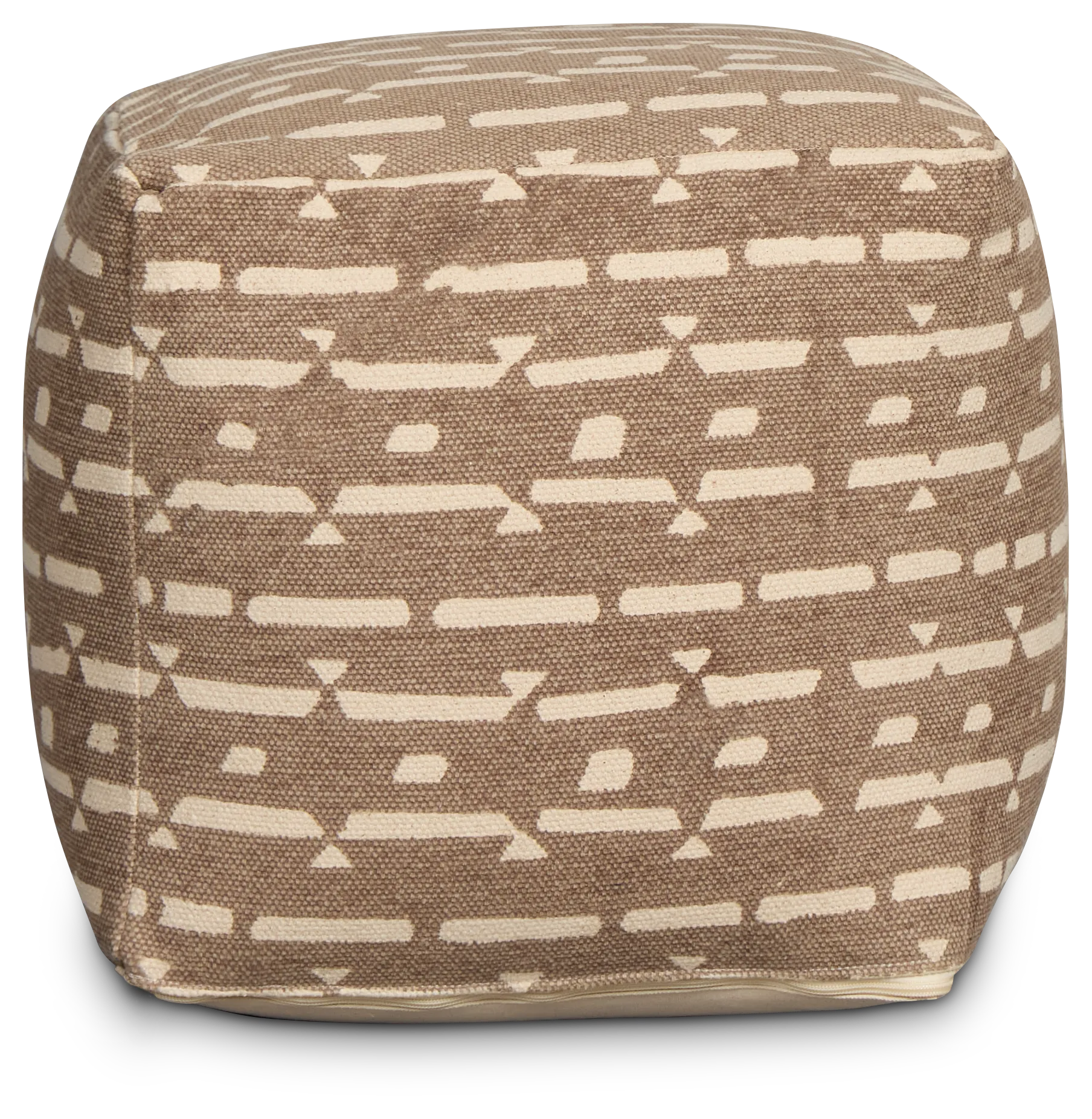 Pali Gray Accent Pouf