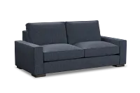 Edgewater Maguire Blue 84" Sofa W/ 2 Cushions