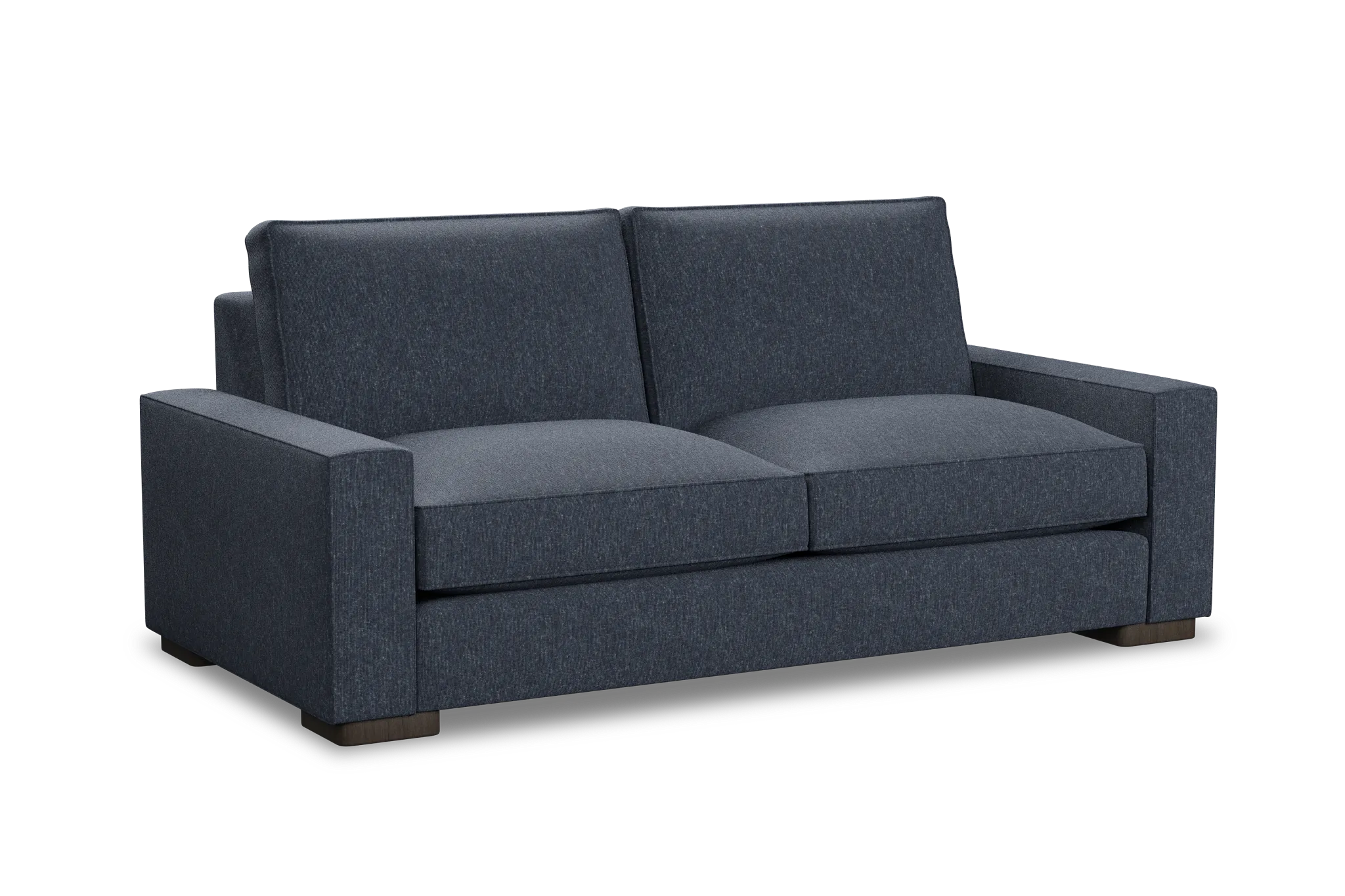 Edgewater Maguire Blue 84" Sofa W/ 2 Cushions