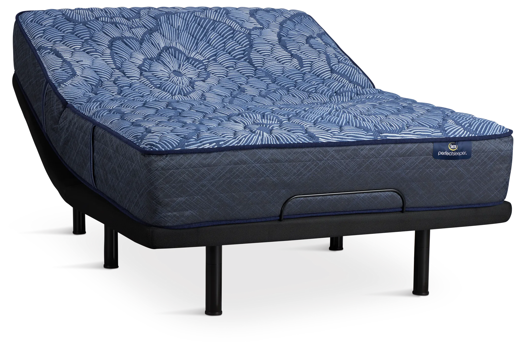 Serta Perfect Sleeper Cobalt Calm Extra Firm Plus Adjustable Mattress Set