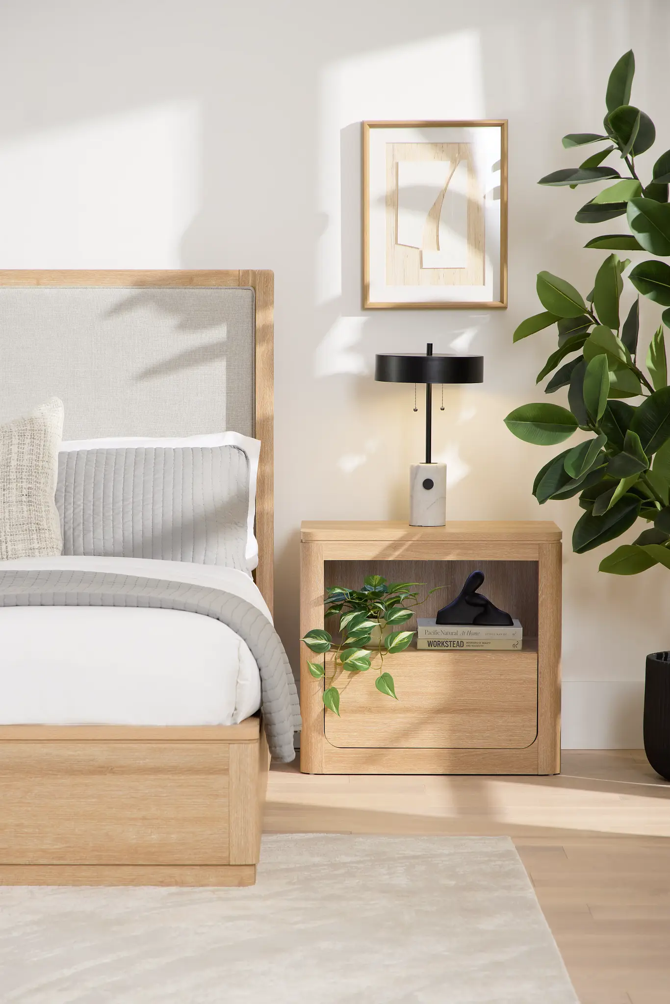 Emory Light Tone Nightstand Emory Light Tone Nightstand