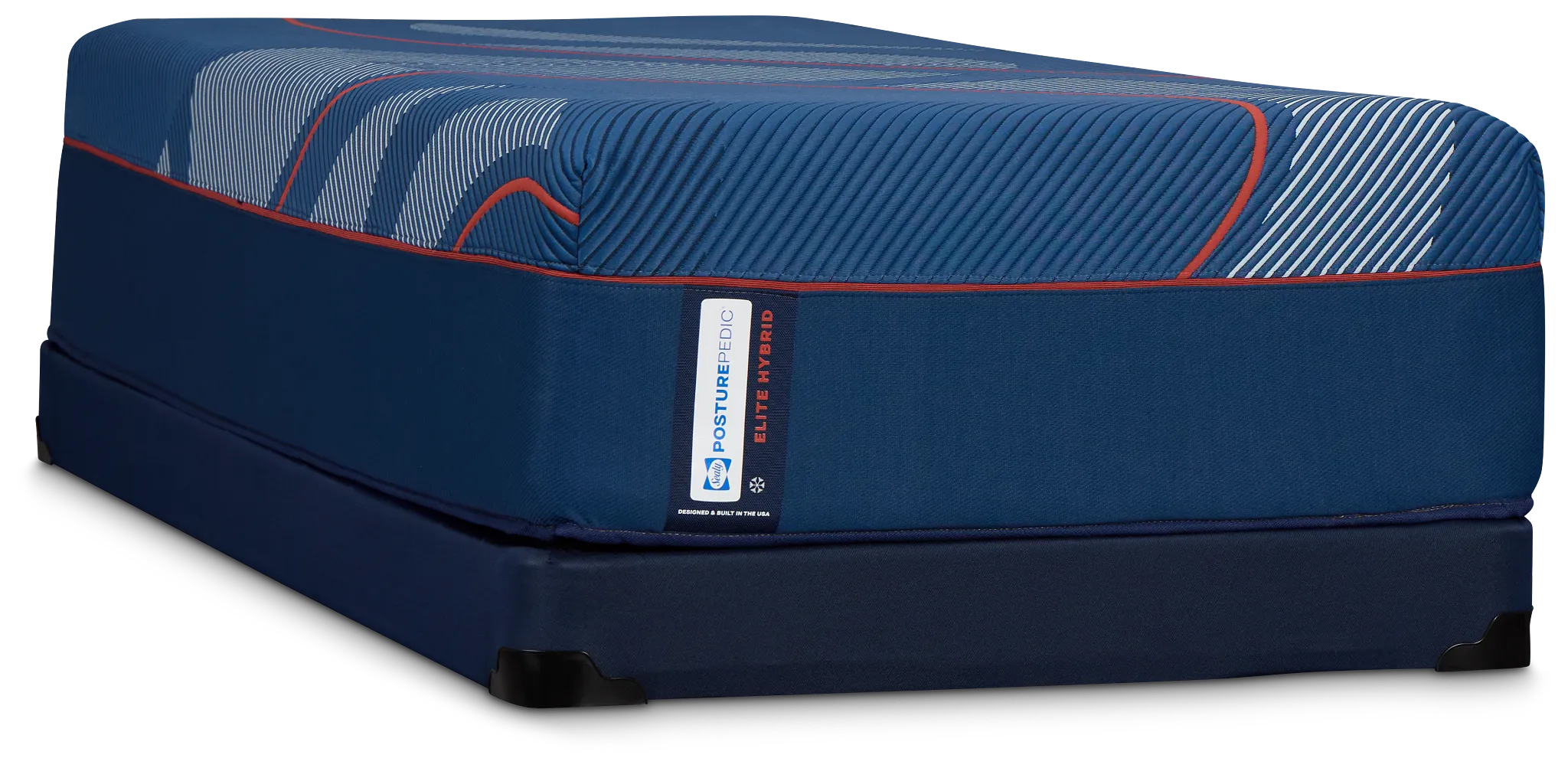 Posturepedic Elite Hybrid Brenham 2 Soft Low-profile Mattress Set