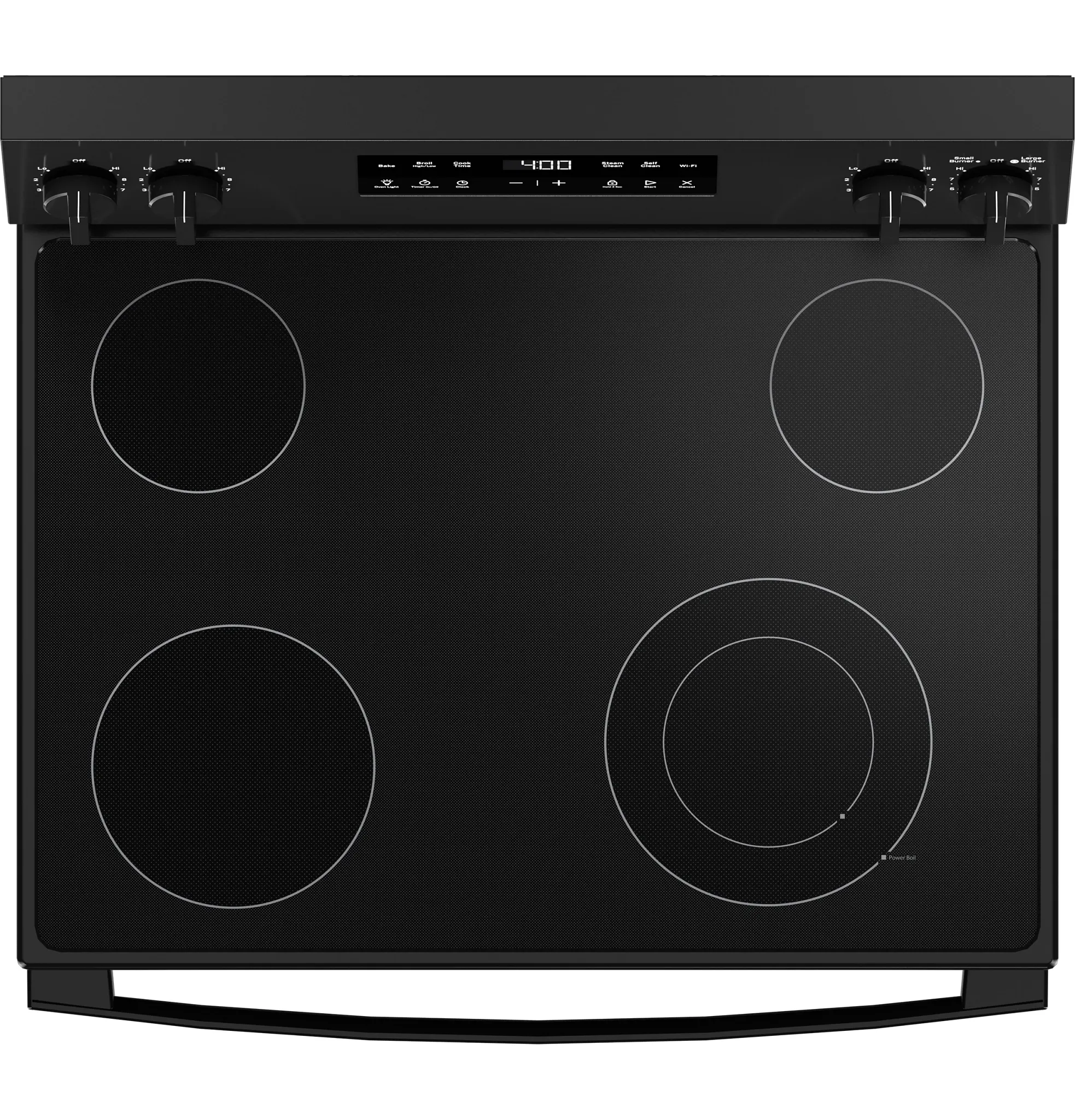 Ge 400 Series Black 30" Electric Range