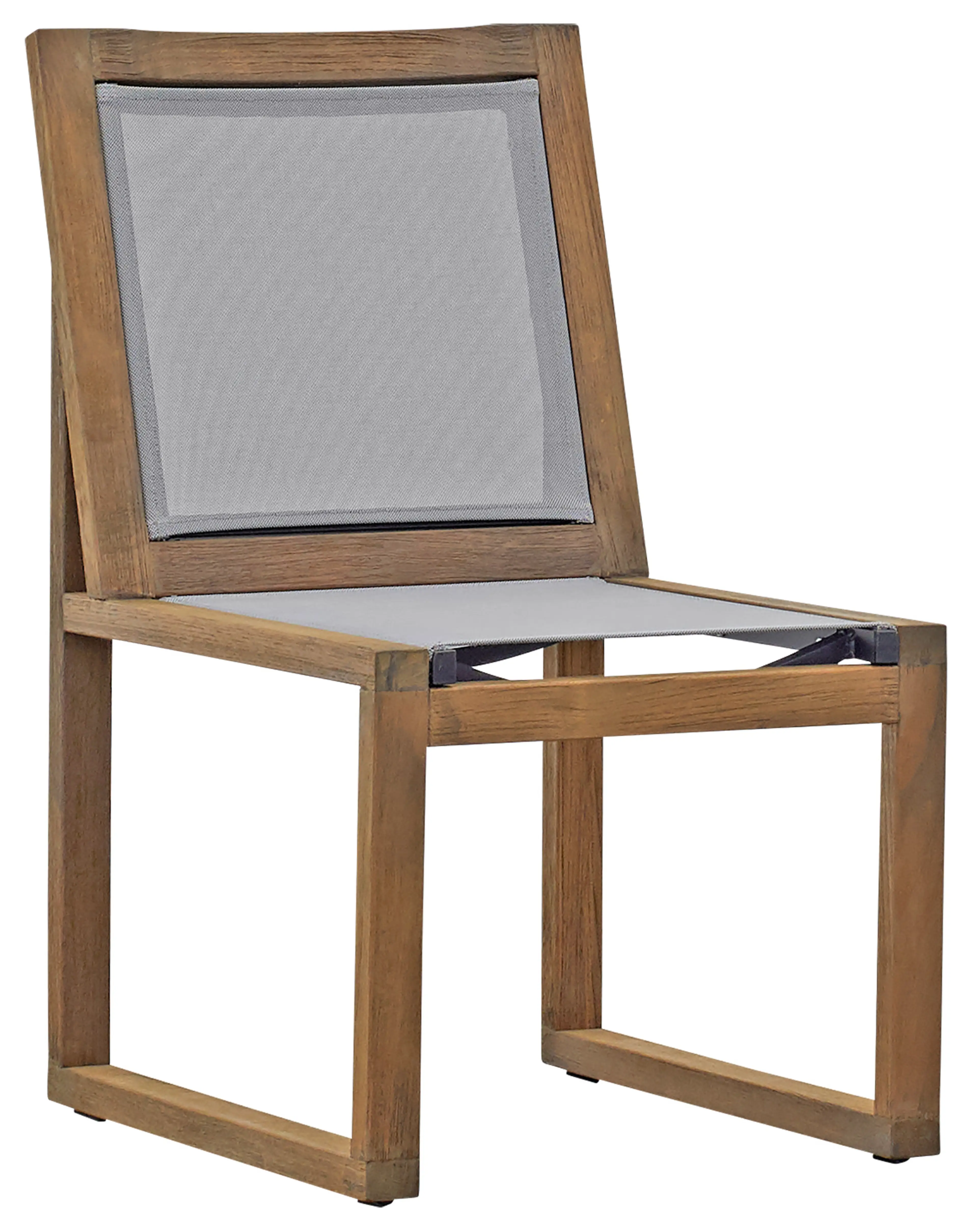 Linear Teak Sling Chair Linear Teak Sling Chair